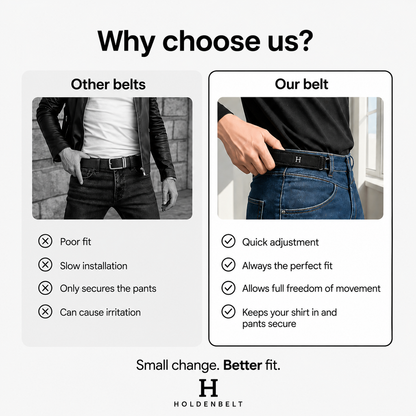 HoldentBelt - Buckle-less Belt
