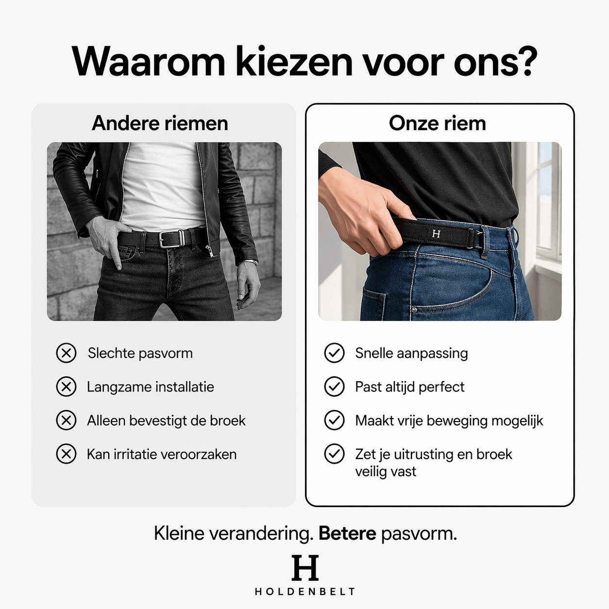 HoldenBelt – Riem zonder gesp